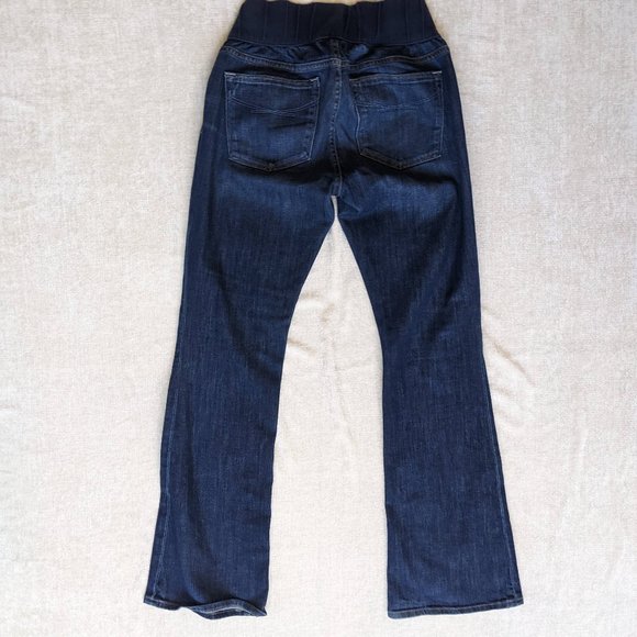 Gap‎ 1969 Maternity Bootcut Jeans - Dark Wash - Under Belly Stretch - Picture 8 of 10